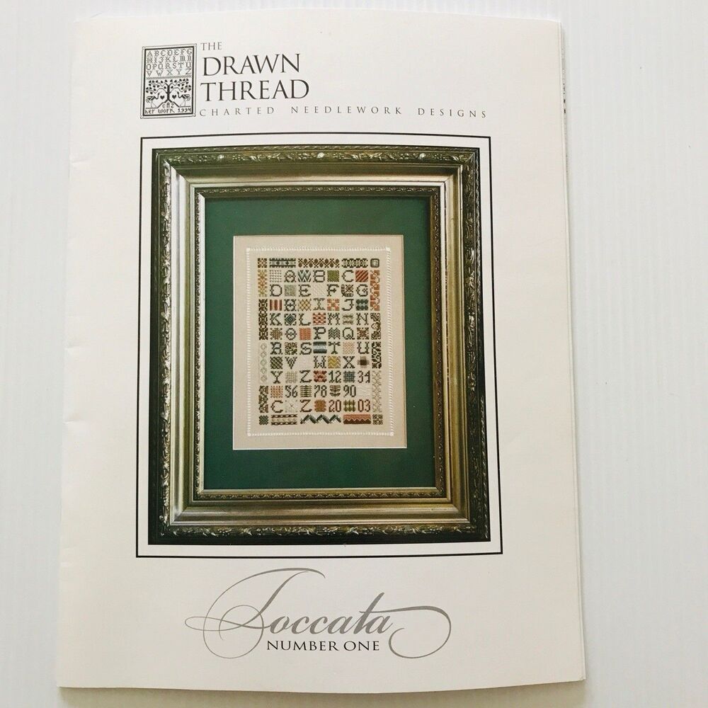 The Drawn Thread Charted Needlework Cross Stich Pattern Booklet Toccata #1